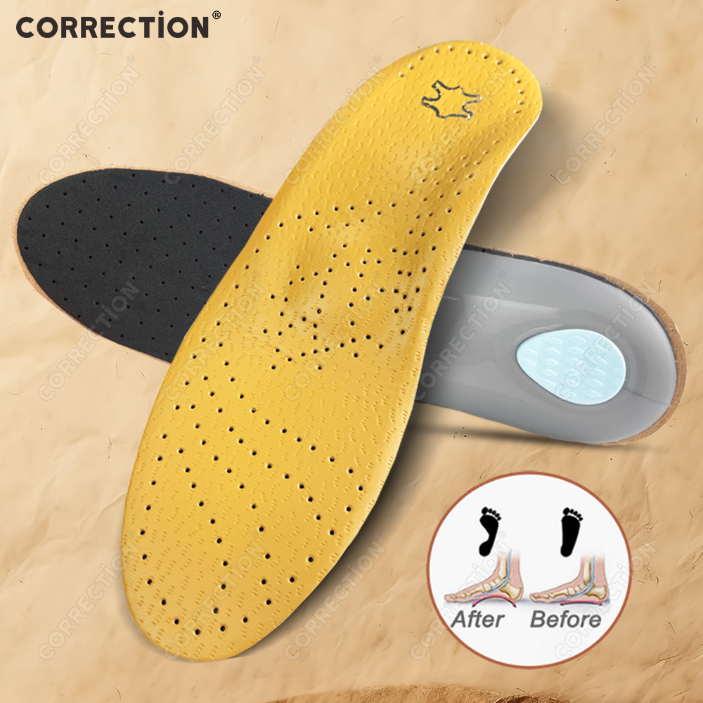 The Sneaker Care - Semelles orthopédiques en cuir avec soutien