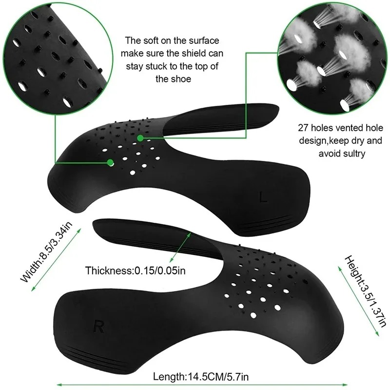 1 paire de chaussures de prote - Crease Protector Toe avis et prix