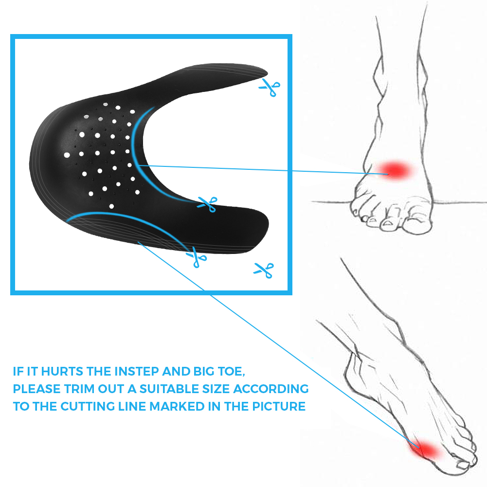 1 paire d'arbres à chaussures, - Crease Protector Toe avis et prix