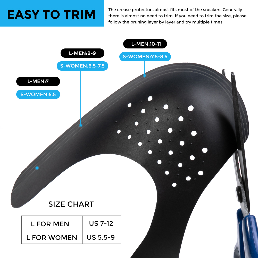 1 paire d'arbres à chaussures, - Crease Protector Toe avis et prix